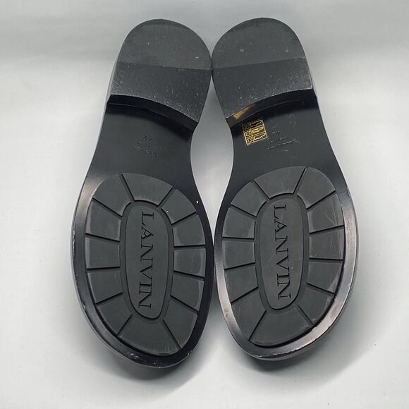 Lanvin Spinto polished leather loafers size 42/us size 9 main image 7